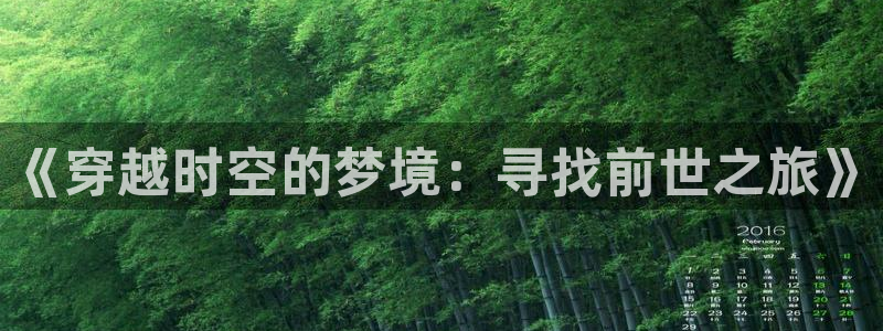 免费韩漫在线观看尾巴：《穿越时空的梦境：寻找前世之旅》